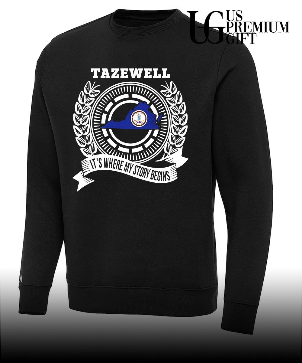 Tazewell It’s Where My Story Begins State Map shirt Unisex
