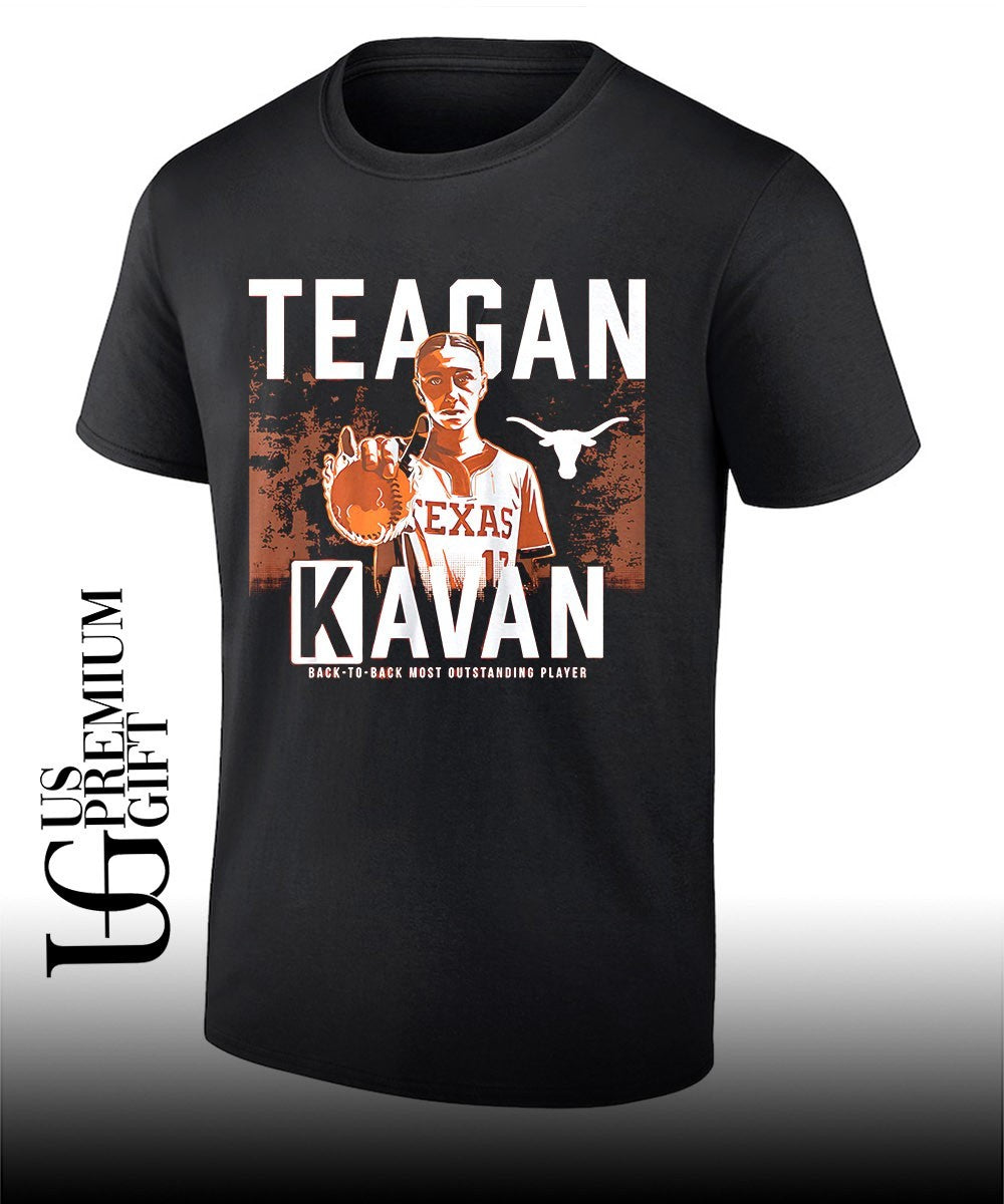 Teagan Kavan Texas Longhorns Softball Back-to-Back Most Outstanding Player shirt Unisex