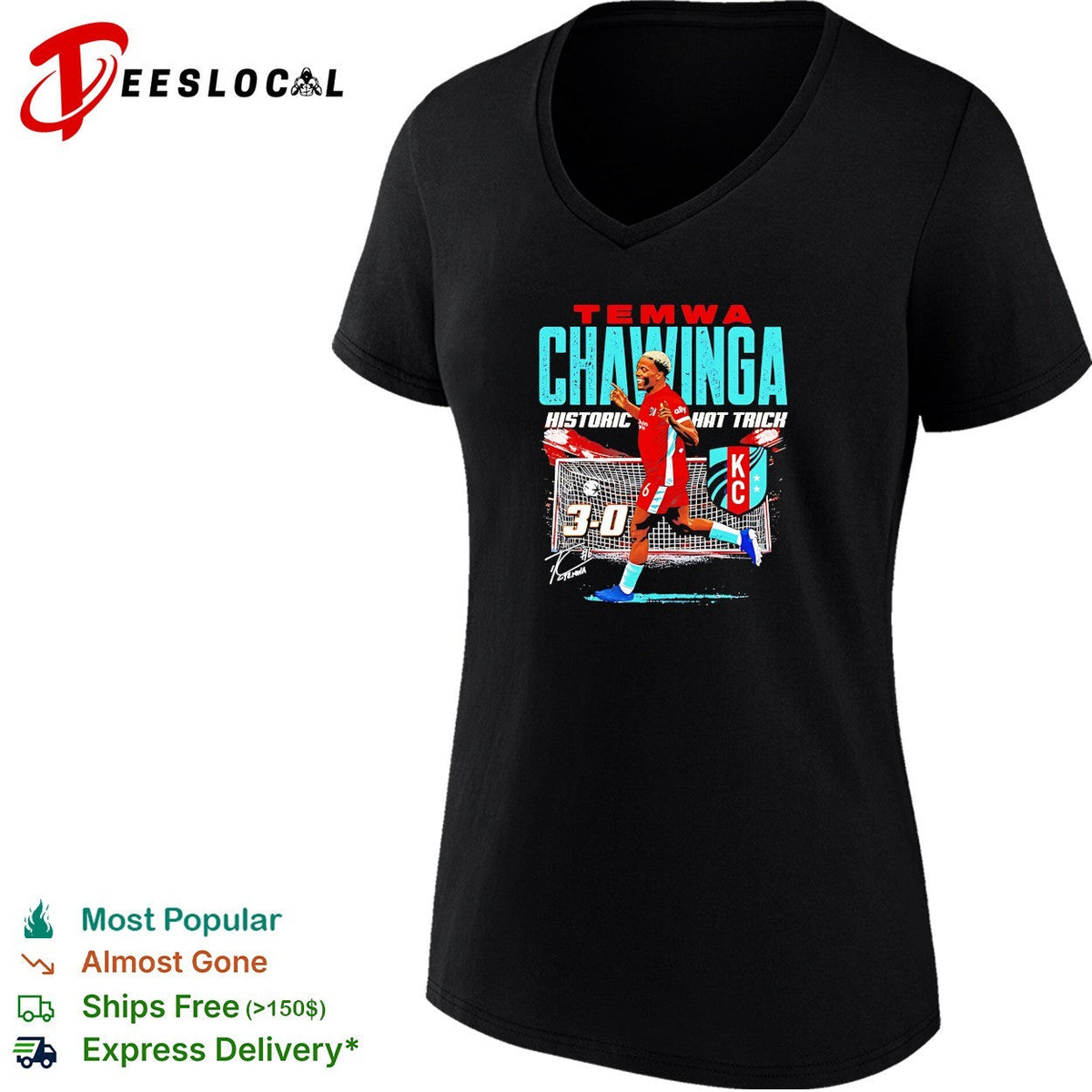 Teamwa Chawinga historic hat trich 3 0 signature shirt Unisex