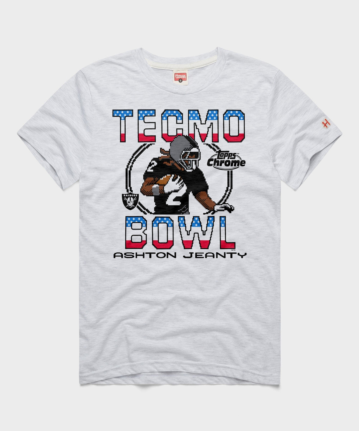 Tecmo Bowl x Topps Chrome Raiders Ashton Jeanty Unisex