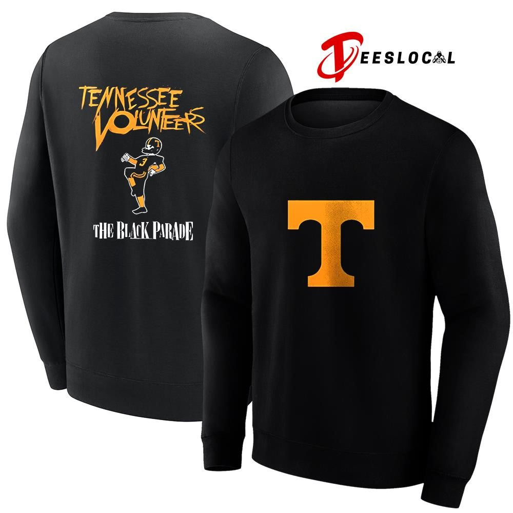 Tennessee Vols x My Chemical Romance the Black Parade dark mode logo shirt Unisex