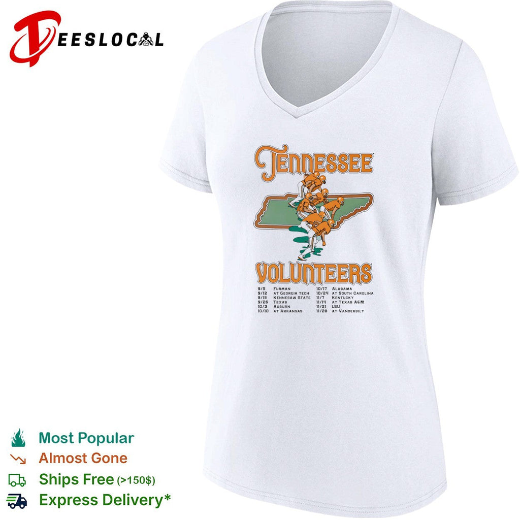 Tennessee Volunteers 2020 Schedule Furman Georgia Tech Kennesaw State Texas shirt Unisex
