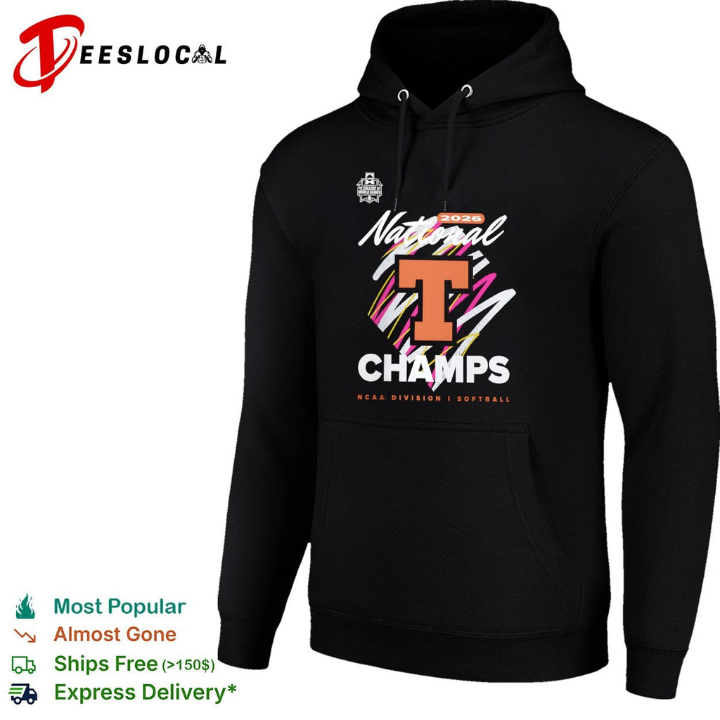 Tennessee Volunteers 2026 National Champs NCAA Division I Softball shirt Unisex