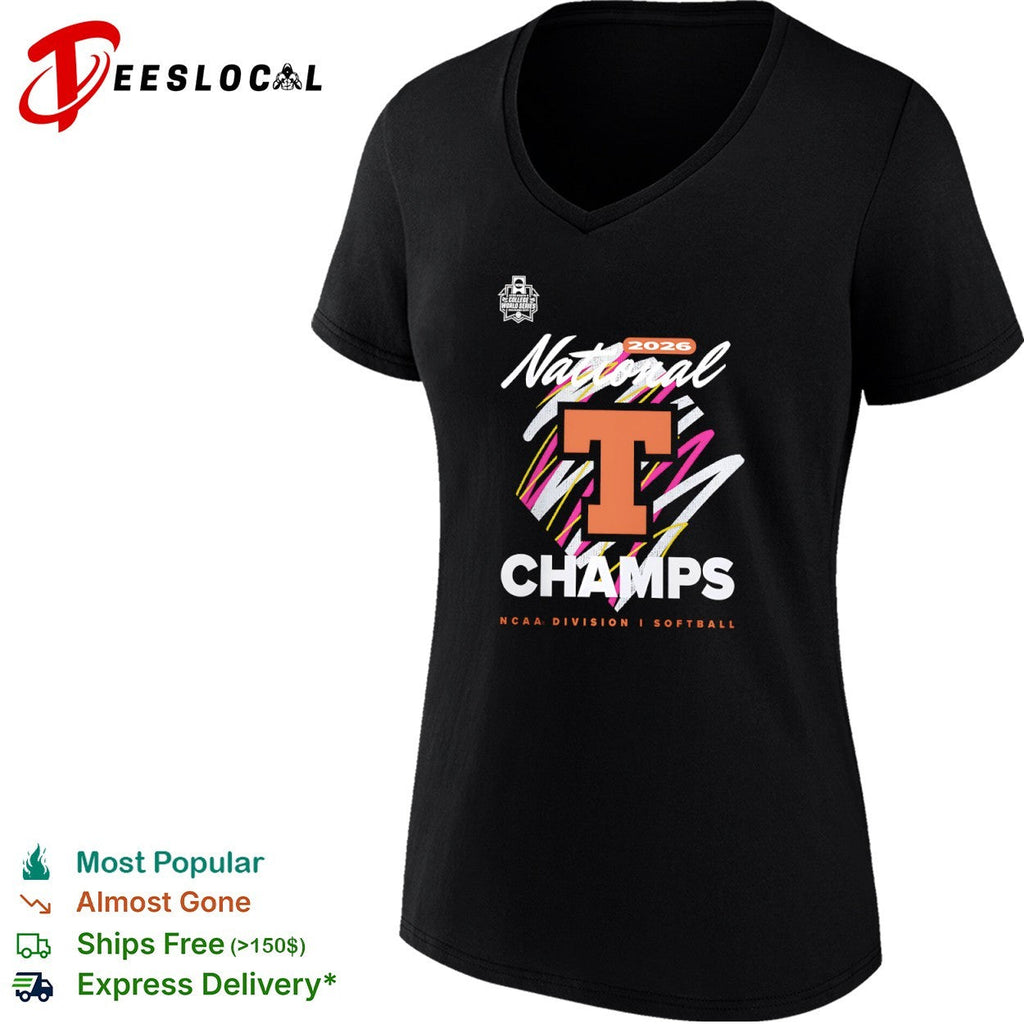 Tennessee Volunteers 2026 National Champs NCAA Division I Softball shirt Unisex