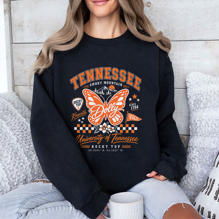 Tennessee Volunteers Butterfly Shirt
