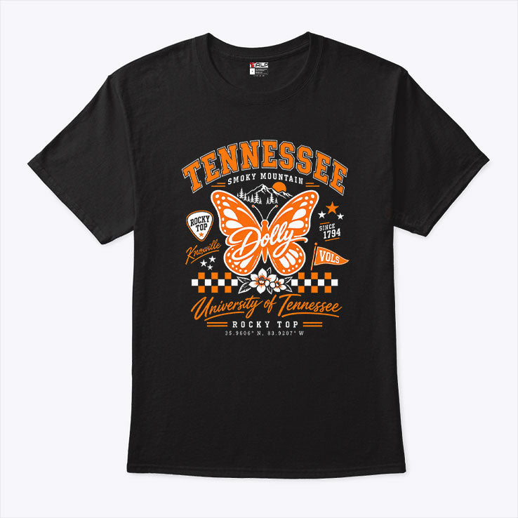 Tennessee Volunteers Butterfly Shirt