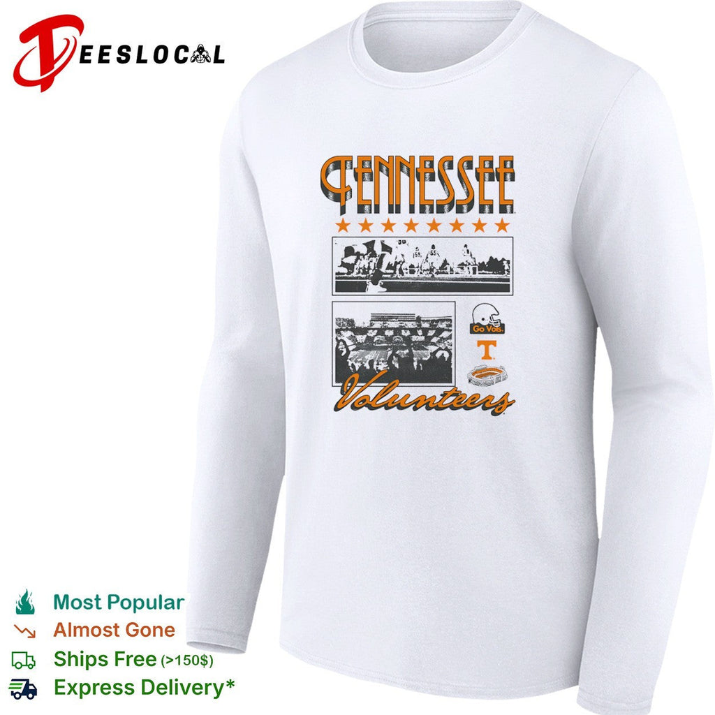 Tennessee Volunteers Football Go Vols Stadium Helmet shirt Unisex