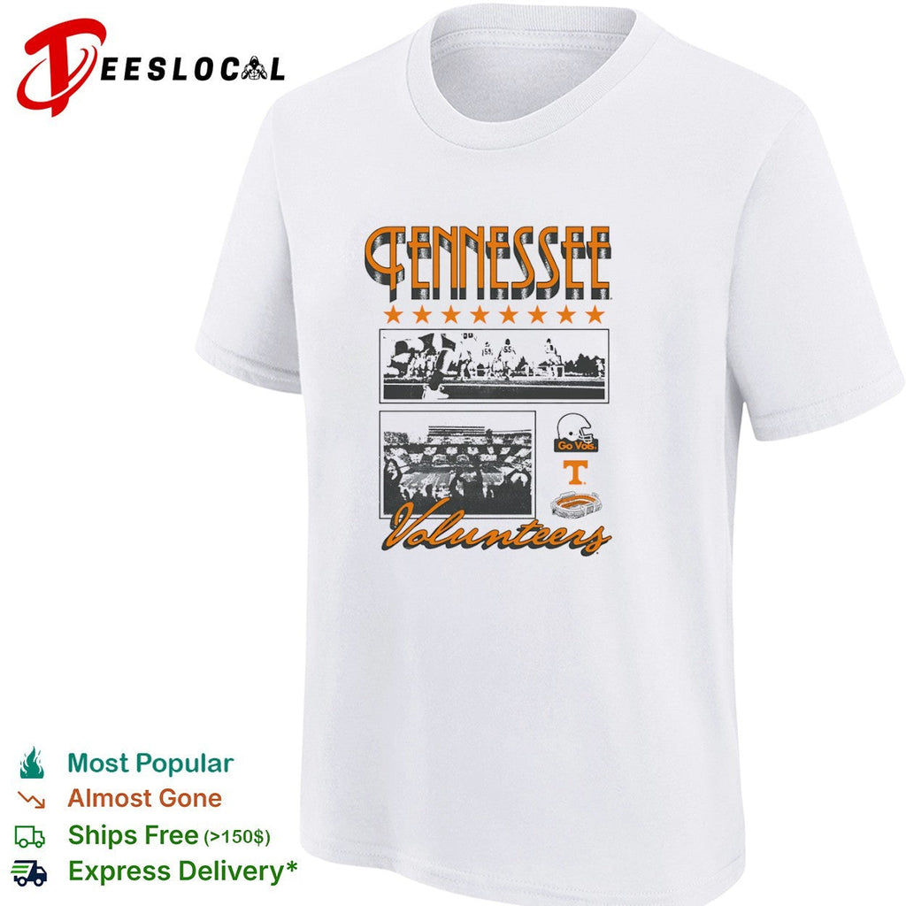 Tennessee Volunteers Football Go Vols Stadium Helmet shirt Unisex