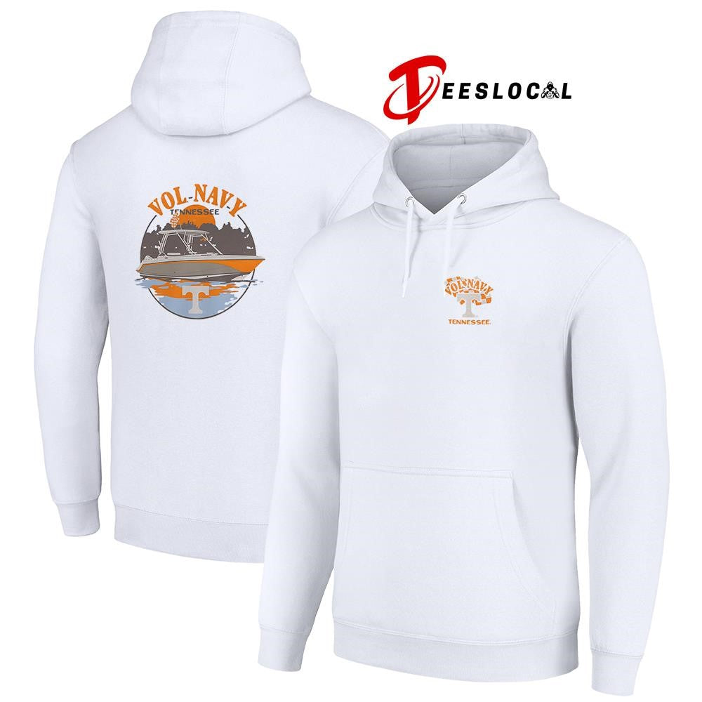 Tennessee Volunteers hyper local navy boat football graphic shirt Unisex