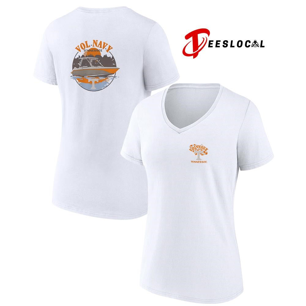 Tennessee Volunteers hyper local navy boat football graphic shirt Unisex