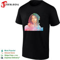 Tessa the Artist girl painting stylized portrait shirt Unisex