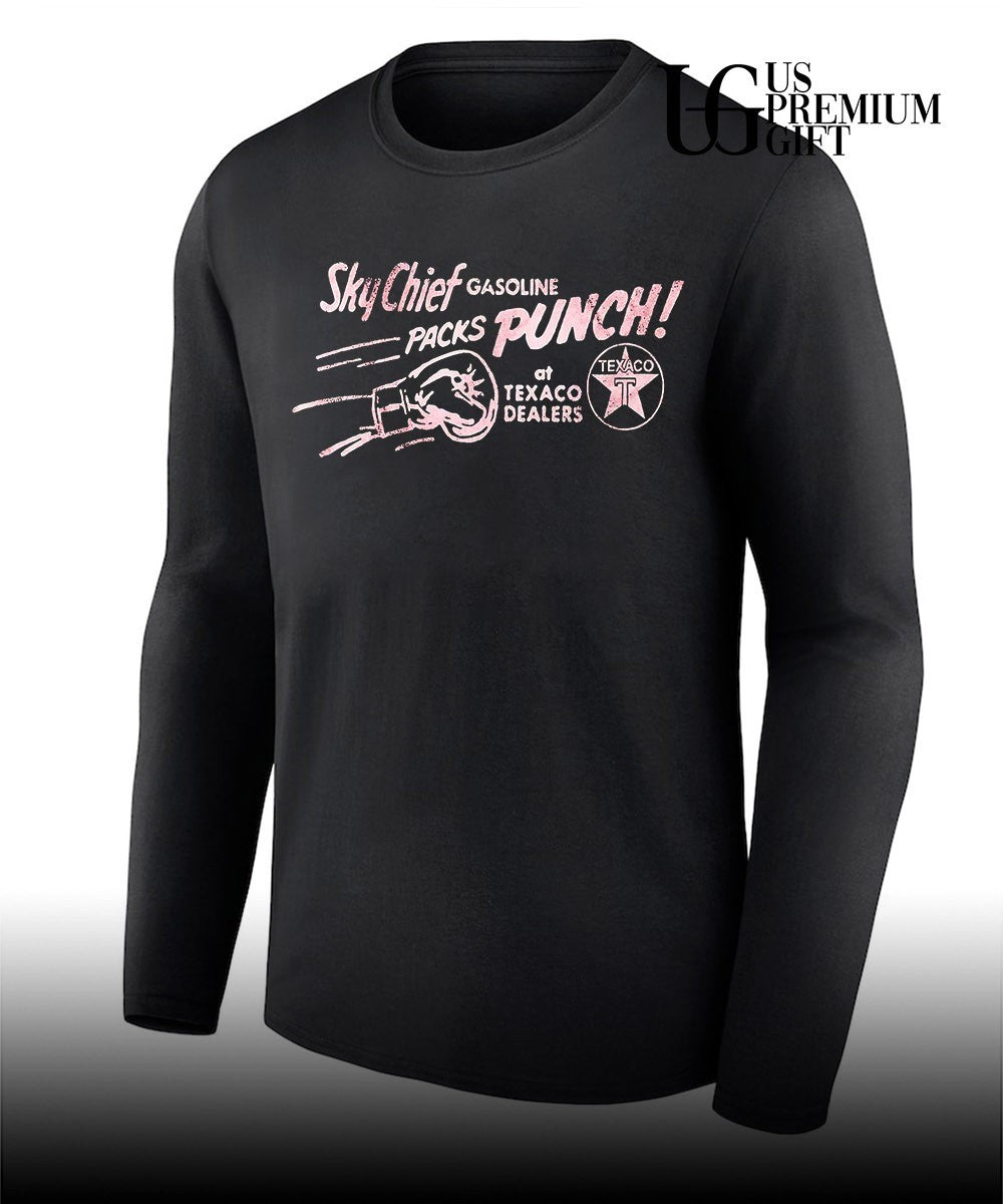 Texaco Sky Chief Gasoline Packs Punch at Dealers shirt Unisex