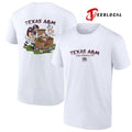 Texas A and M university vs Texas Longhorns smokin’ em mascot shirt Unisex