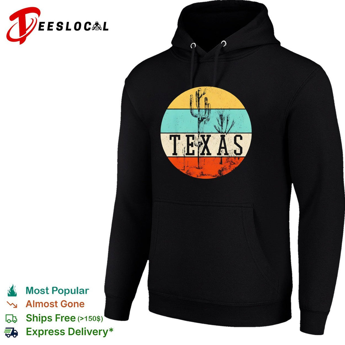 Texas Cactus Desert Sunset Landscape Nature Southwestern shirt Unisex