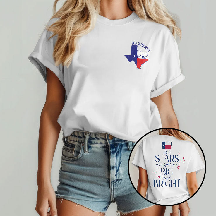 Texas Flood Relief The Stars At Night Are Big And Bright T Shirt Unisex