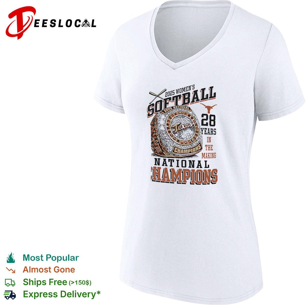 Texas Longhorns 2025 Softball National Champions 28 Years in the Making shirt Unisex