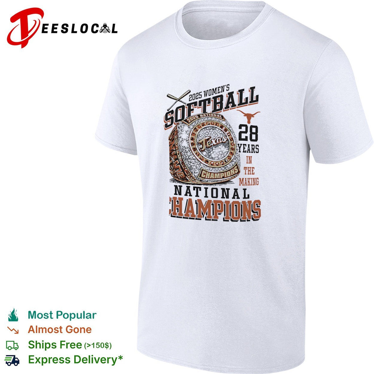 Texas Longhorns 2025 Softball National Champions 28 Years in the Making shirt Unisex