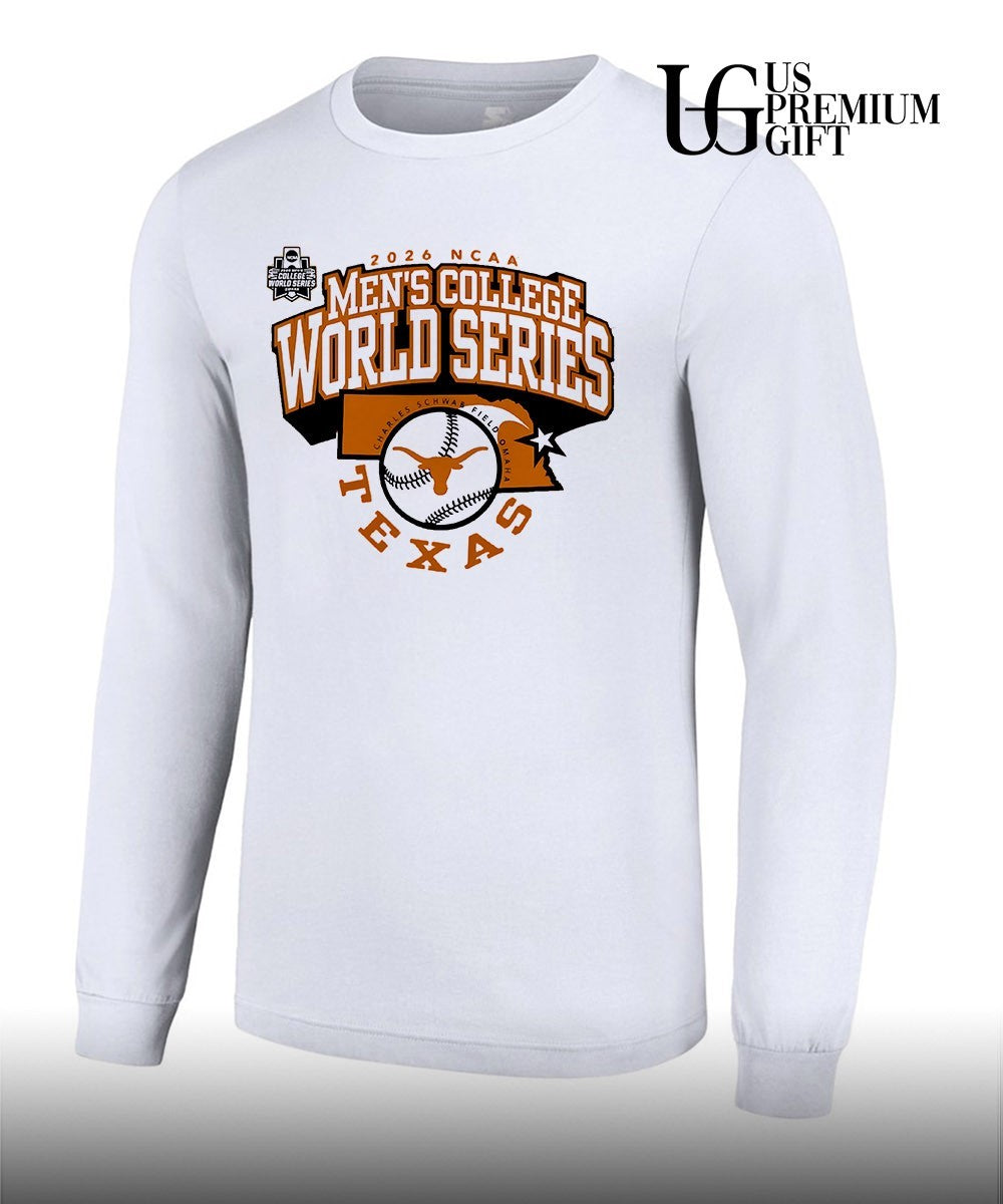 Texas Longhorns 2026 Baseball College World Series Bound Unisex