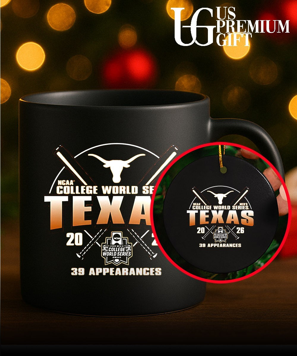 Texas Longhorns 2026 NCAA Men’s College World Series Bound 39 appearances Unisex