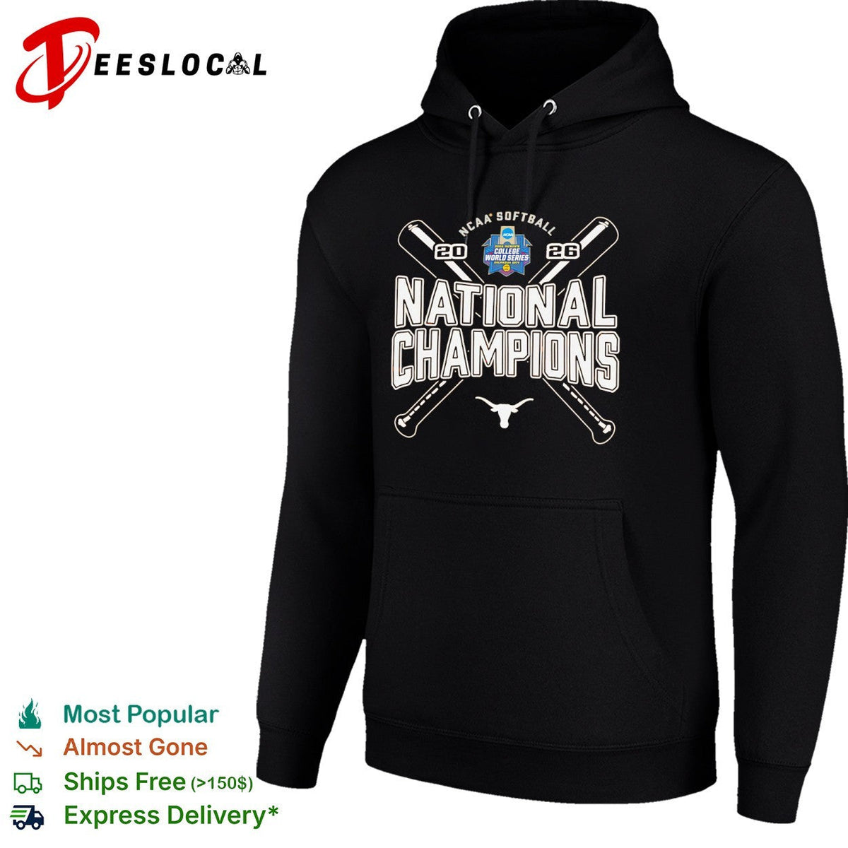 Texas Longhorns 2026 NCAA Softball National Champions Oklahoma City logo shirt Unisex