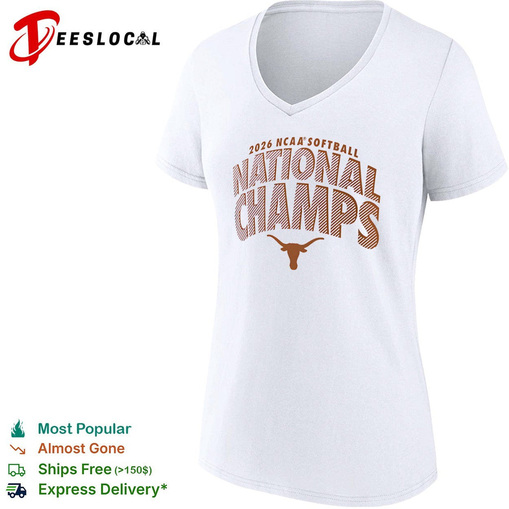 Texas Longhorns 2026 NCAA Softball National Champs Longhorn Logo shirt Unisex
