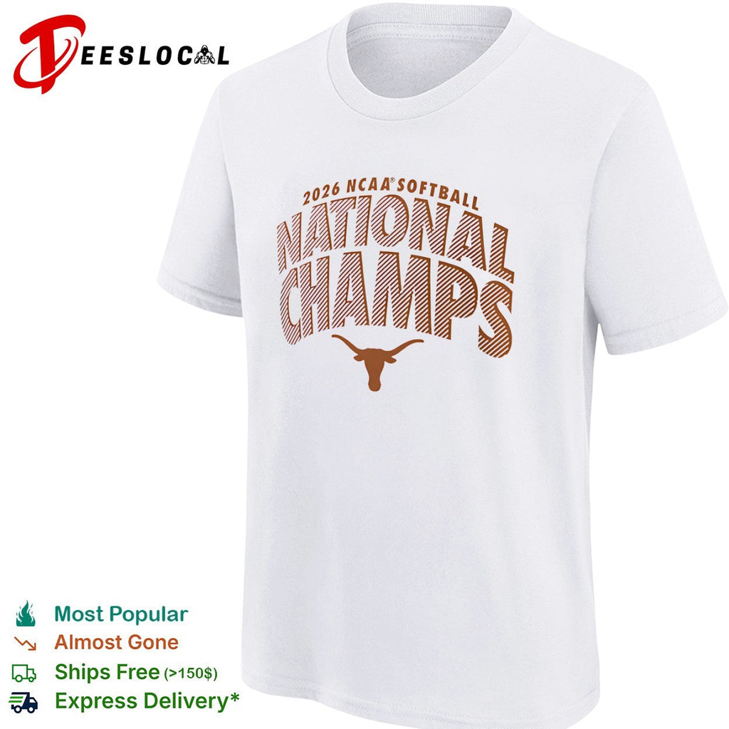 Texas Longhorns 2026 NCAA Softball National Champs Longhorn Logo shirt Unisex