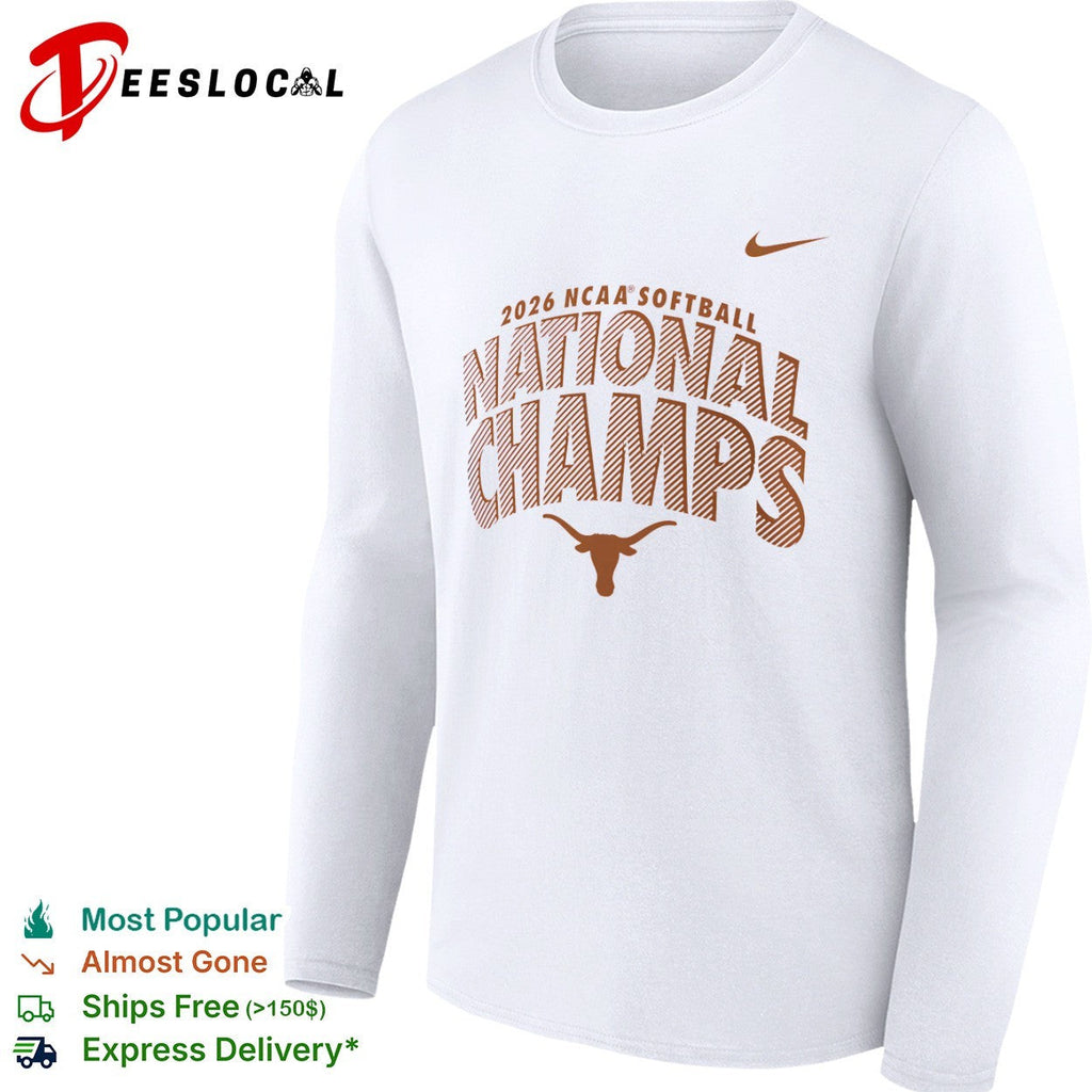 Texas Longhorns 2026 NCAA Softball National Champs shirt Unisex