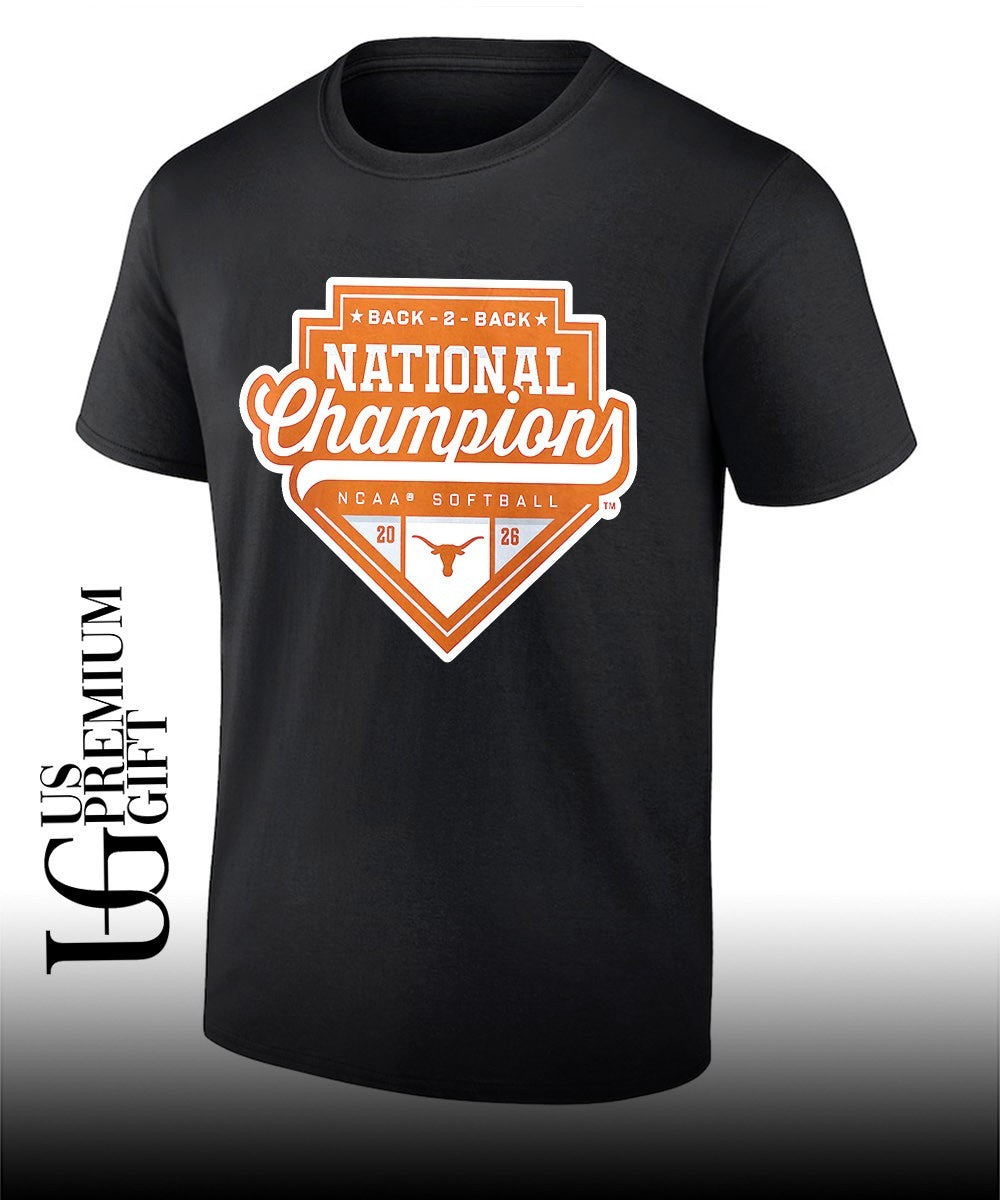 Texas Longhorns 2026 NCAA Softball Women’s College World Series Back-to-Back National Champions shirt