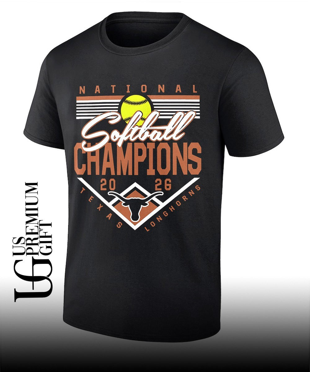 Texas Longhorns 2026 NCAA Softball Women’s College World Series National Champions Plate shirt