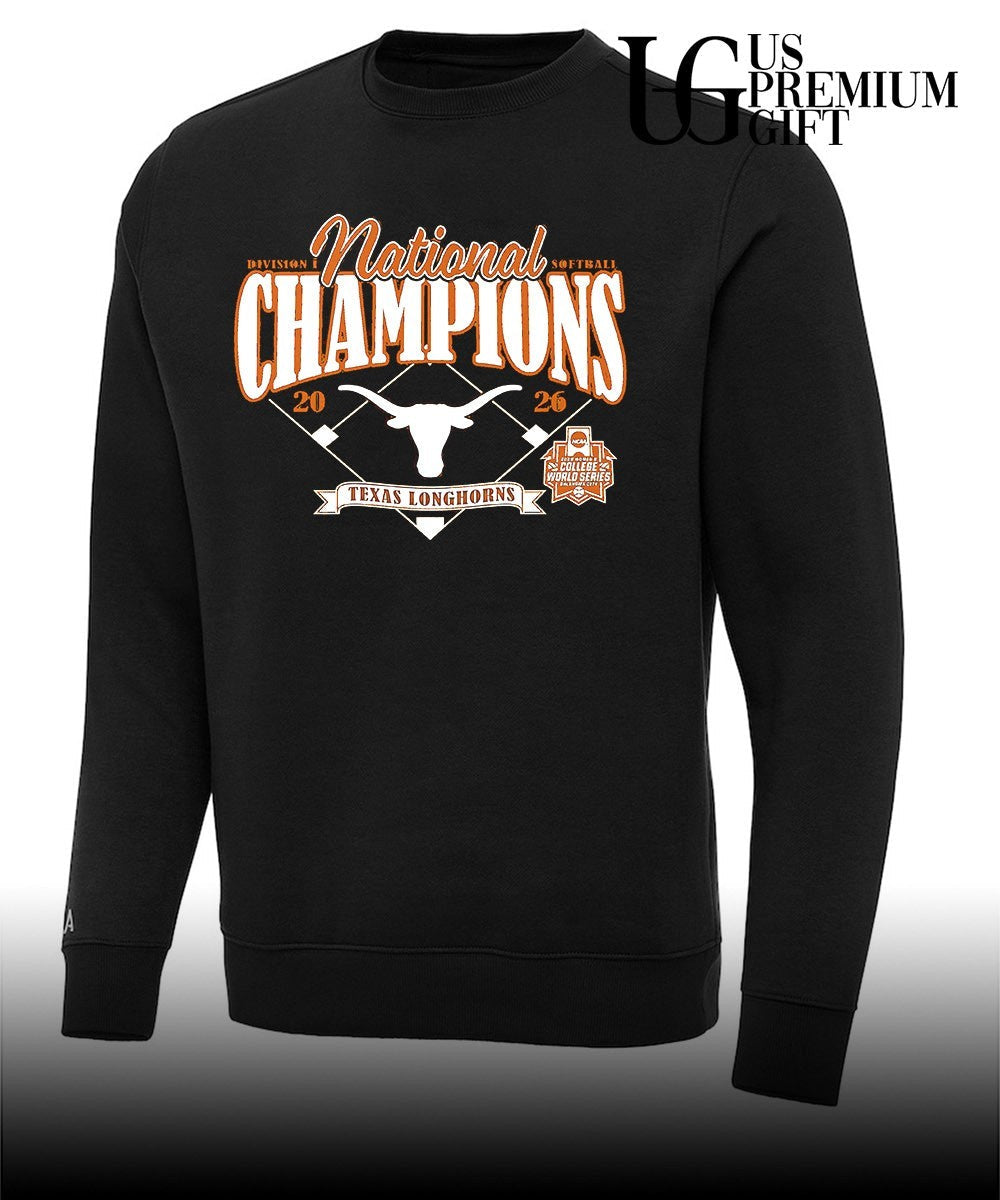 Texas Longhorns 2026 NCAA Softball Women’s D1 College World Series National Champions diamond shirt