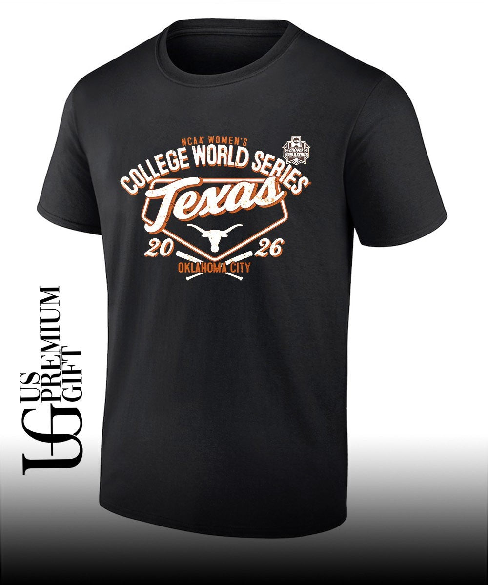 Texas Longhorns 2026 Softball NCAA Women’s College World Series Bound shirt Unisex