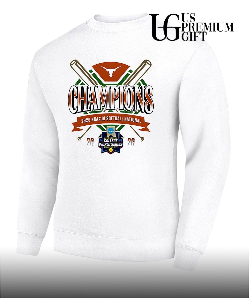 Texas Longhorns Champions 2026 NCAA DI Softball National College World Series shirt Unisex