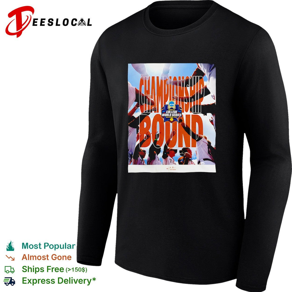 Texas Longhorns Championship Bound Women College World Series NCAA softball shirt Unisex