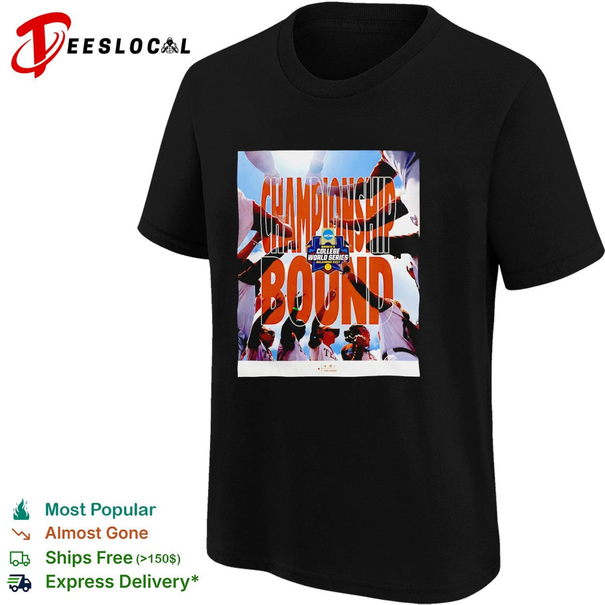 Texas Longhorns Championship Bound Women College World Series NCAA softball shirt Unisex