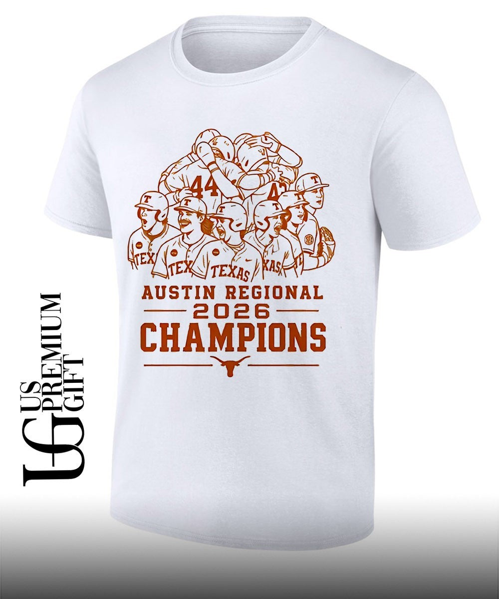 Texas Longhorns NCAA Baseball Austin Regional 2026 Champions shirt Unisex