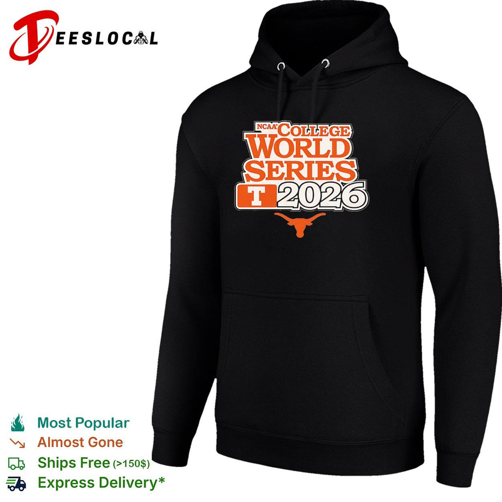 Texas Longhorns NCAA College World Series 2026 logo shirt Unisex