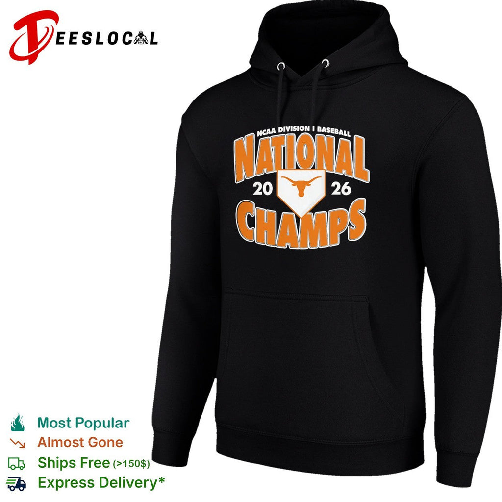Texas Longhorns NCAA Division I Baseball National Champs 2026 shirt Unisex