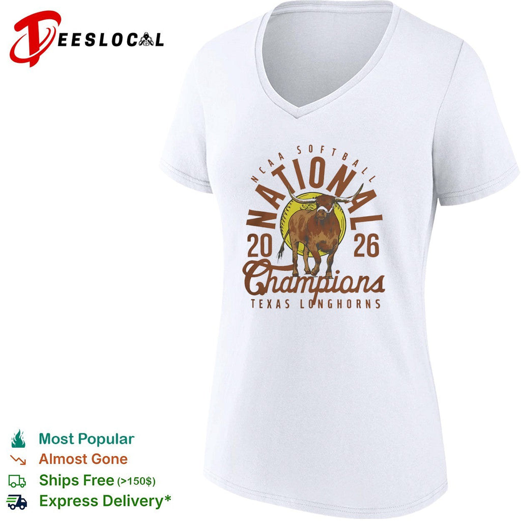 Texas Longhorns NCAA Softball 2026 National Champions shirt Unisex