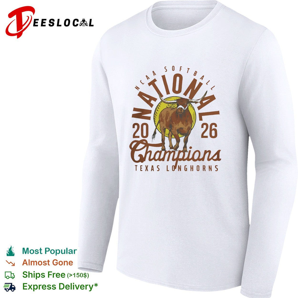 Texas Longhorns NCAA Softball 2026 National Champions shirt Unisex