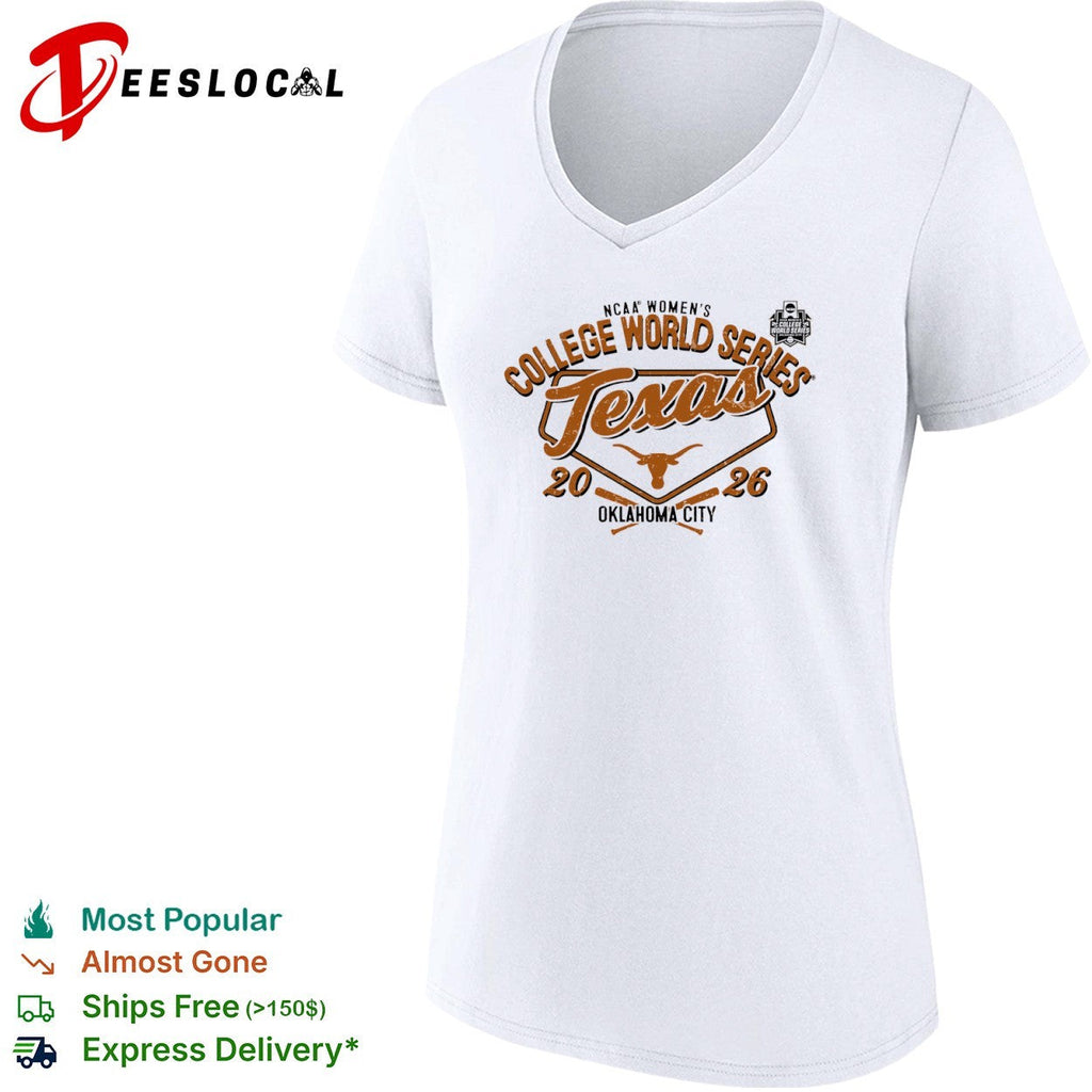 Texas Longhorns NCAA Womens College World Series 2026 Oklahoma City logo shirt Unisex