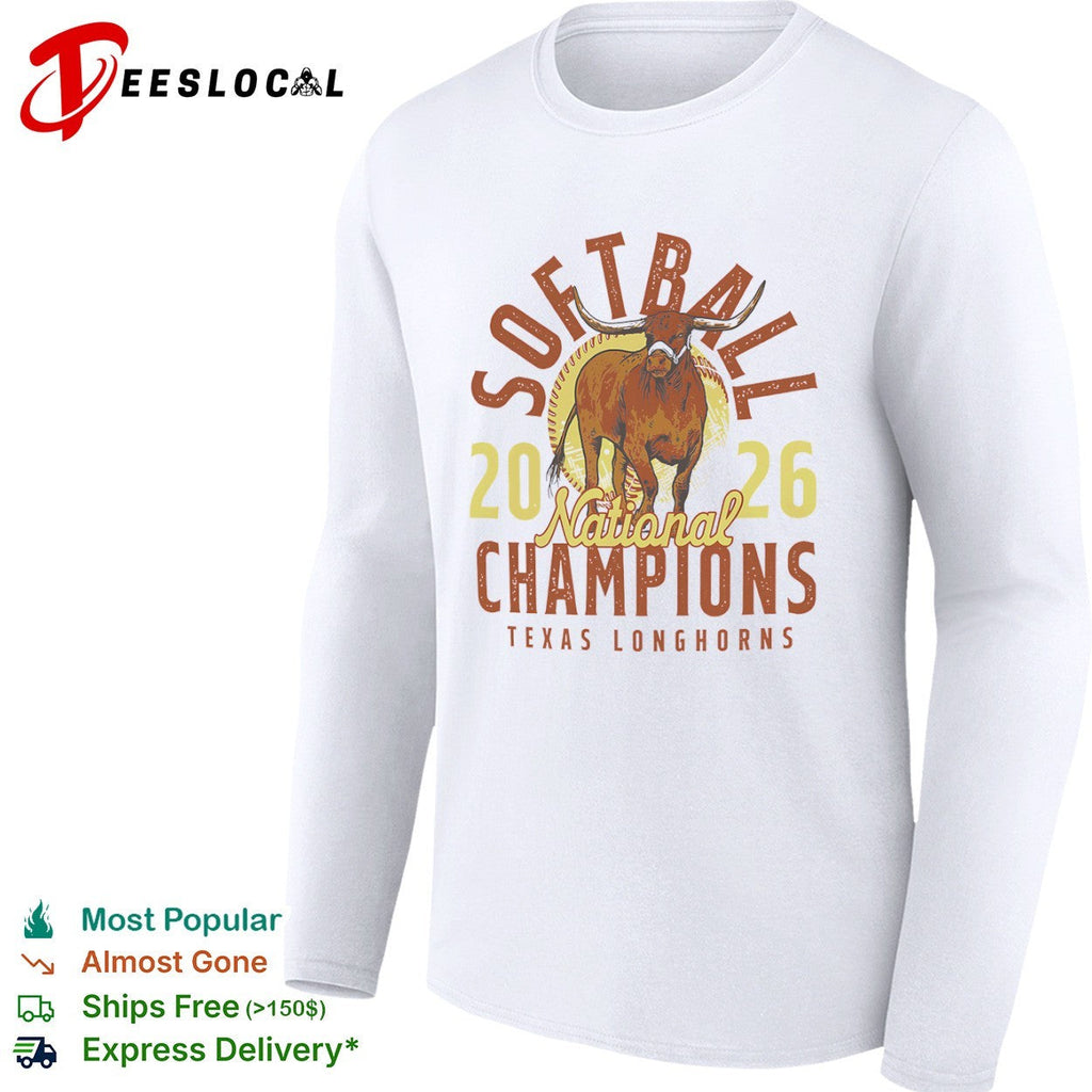 Texas Longhorns Softball 2026 National Champions Texas Longhorns team logo shirt Unisex