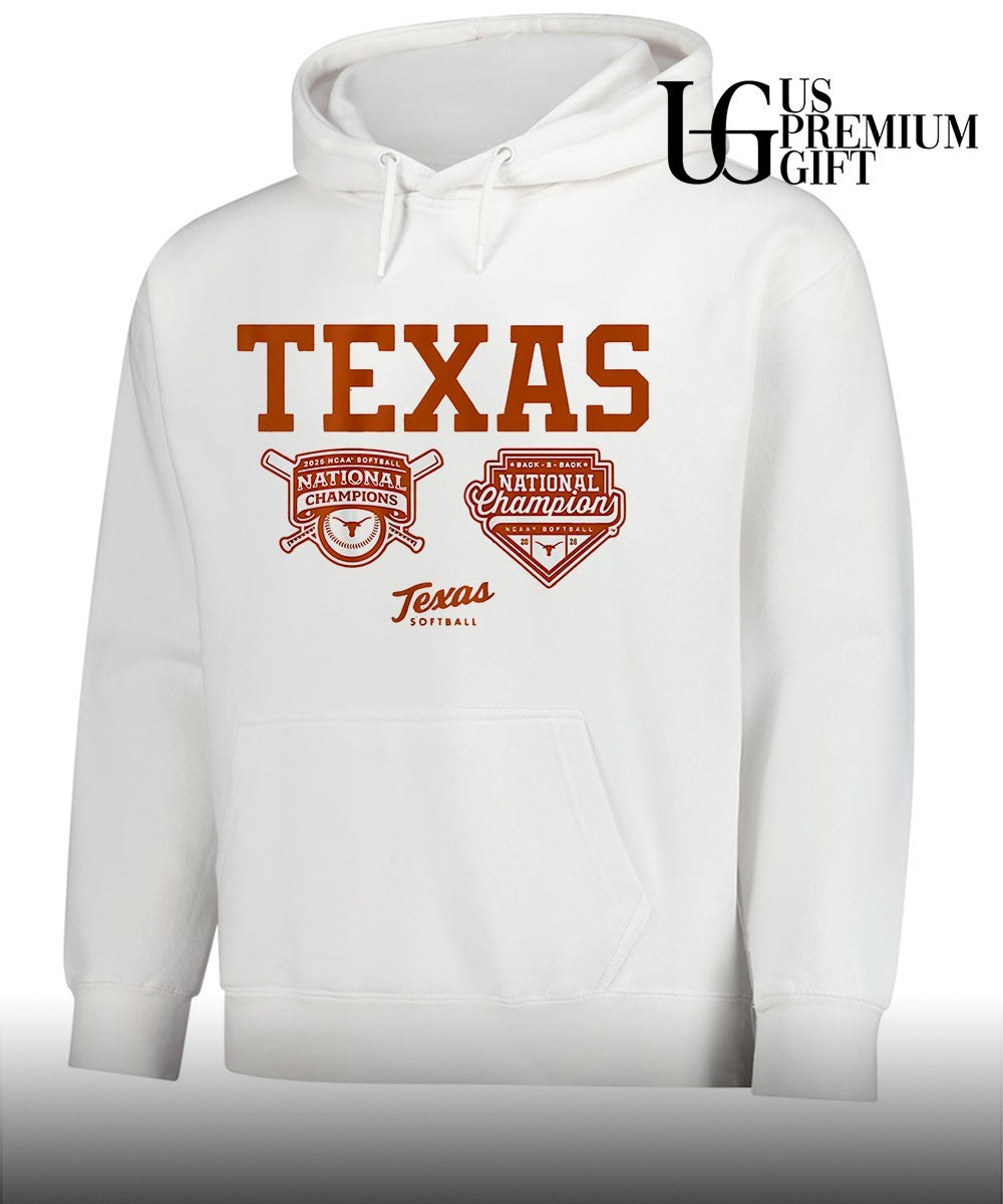 Texas Longhorns Softball NCAA Back-To-Back National Champions 2026 shirt Unisex