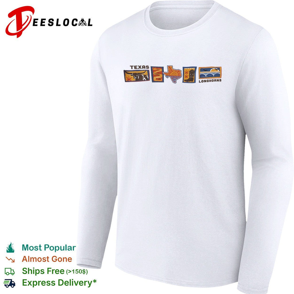 Texas Longhorns University of Texas Southwestern Sun Boot Bats Bridge shirt Unisex