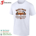 Texas Longhorns back to back national champions badge skyline shirt Unisex