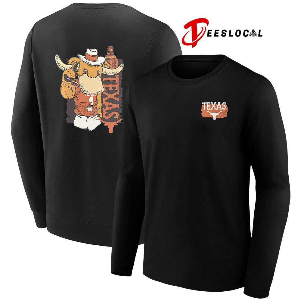 Texas Longhorns house mascot built graphic shirt Unisex
