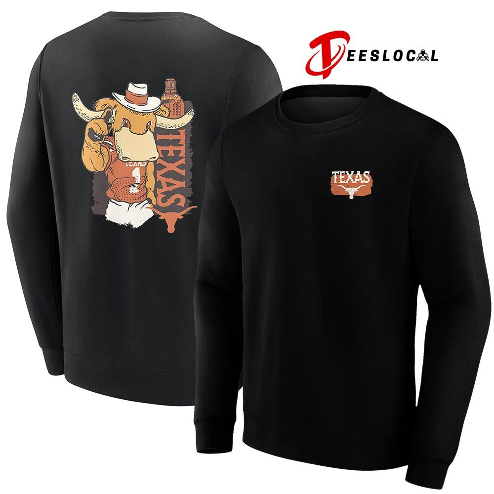 Texas Longhorns house mascot built graphic shirt Unisex