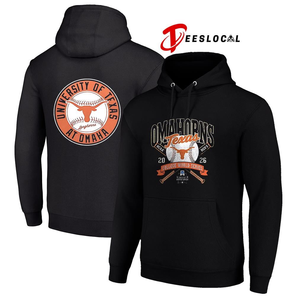 Texas Longhorns x Omaha bound college world series logo shirt Unisex