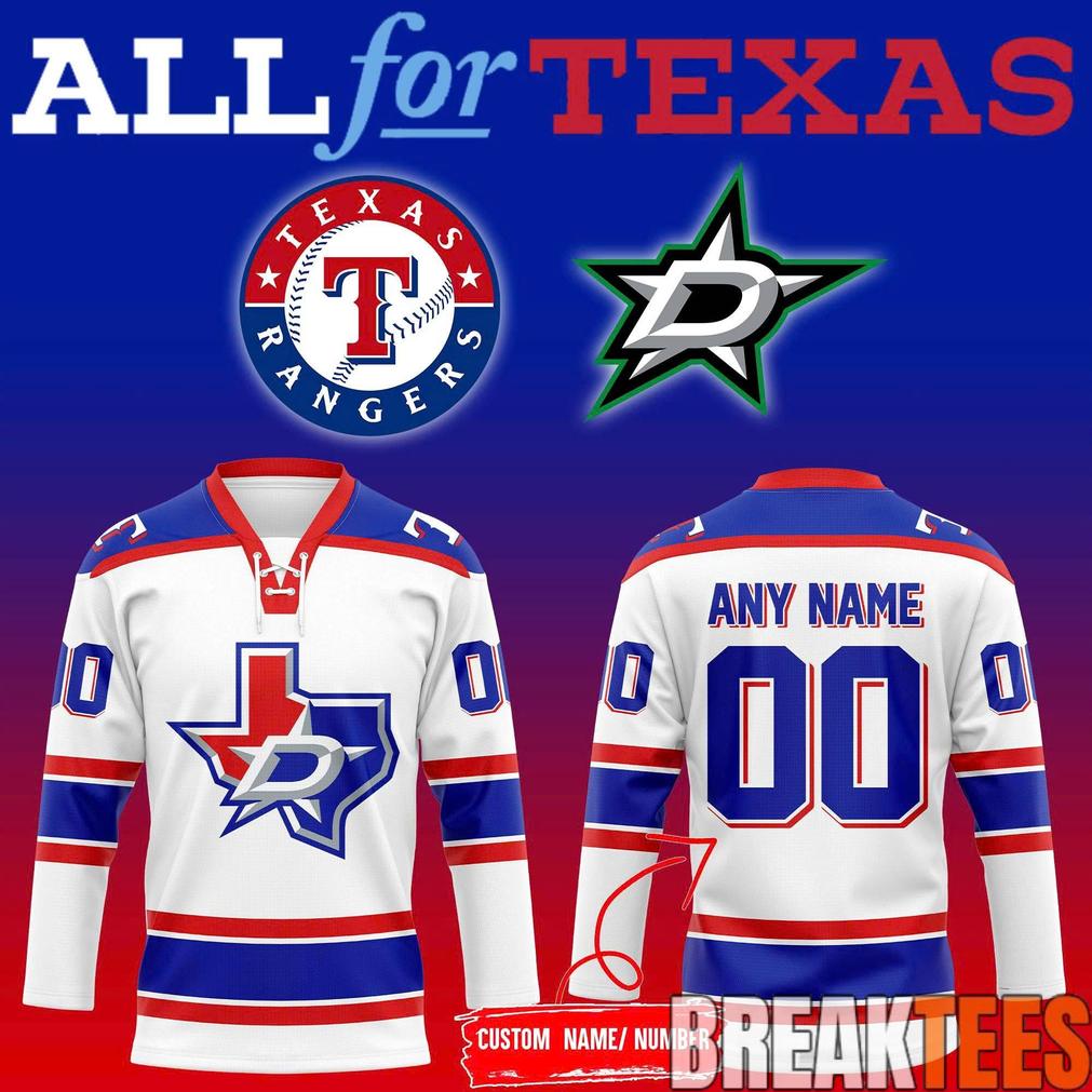 Texas Rangers x Dallas Stars Night 2026 Jersey Unisex