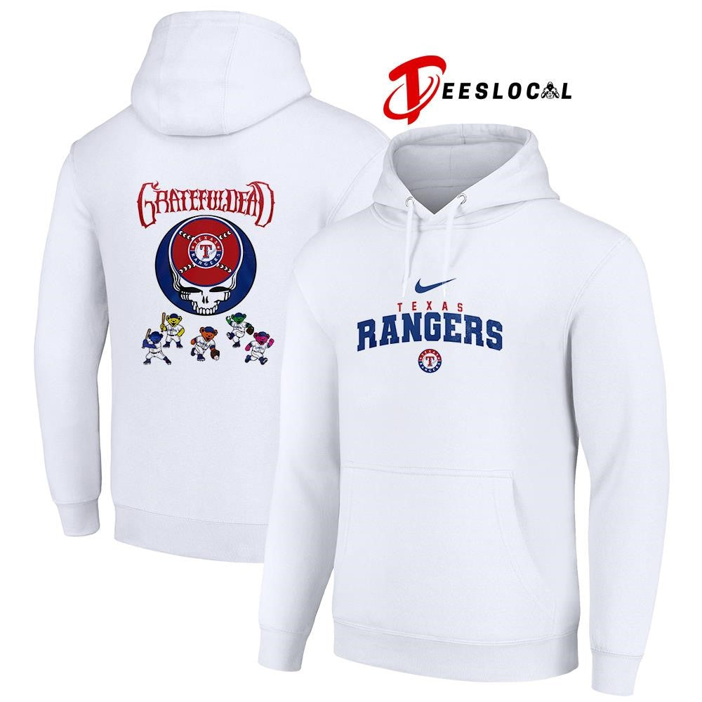 Texas Rangers x Grateful Dead bear mascot shirt Unisex