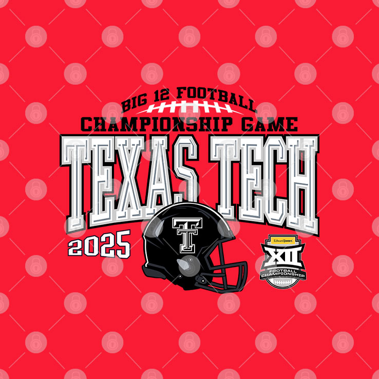Texas Tech Red Raiders Big 12 Championship 2025 Football T Shirt Unisex